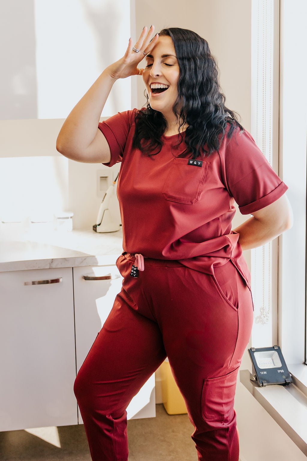 HAUT D'UNIFORME SHEPHERD - BOURGOGNE - WILL&YOU