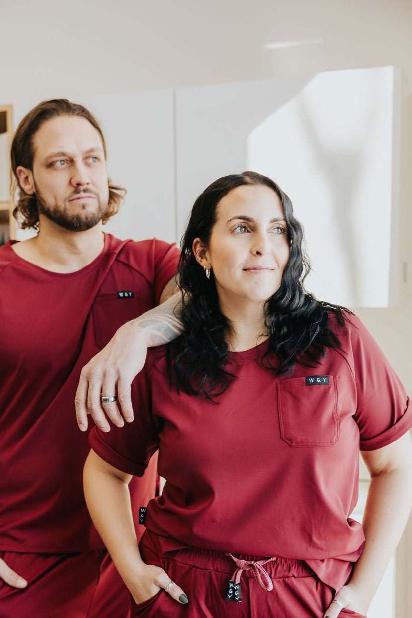 HAUT D'UNIFORME SHEPHERD - BOURGOGNE - WILL&YOU