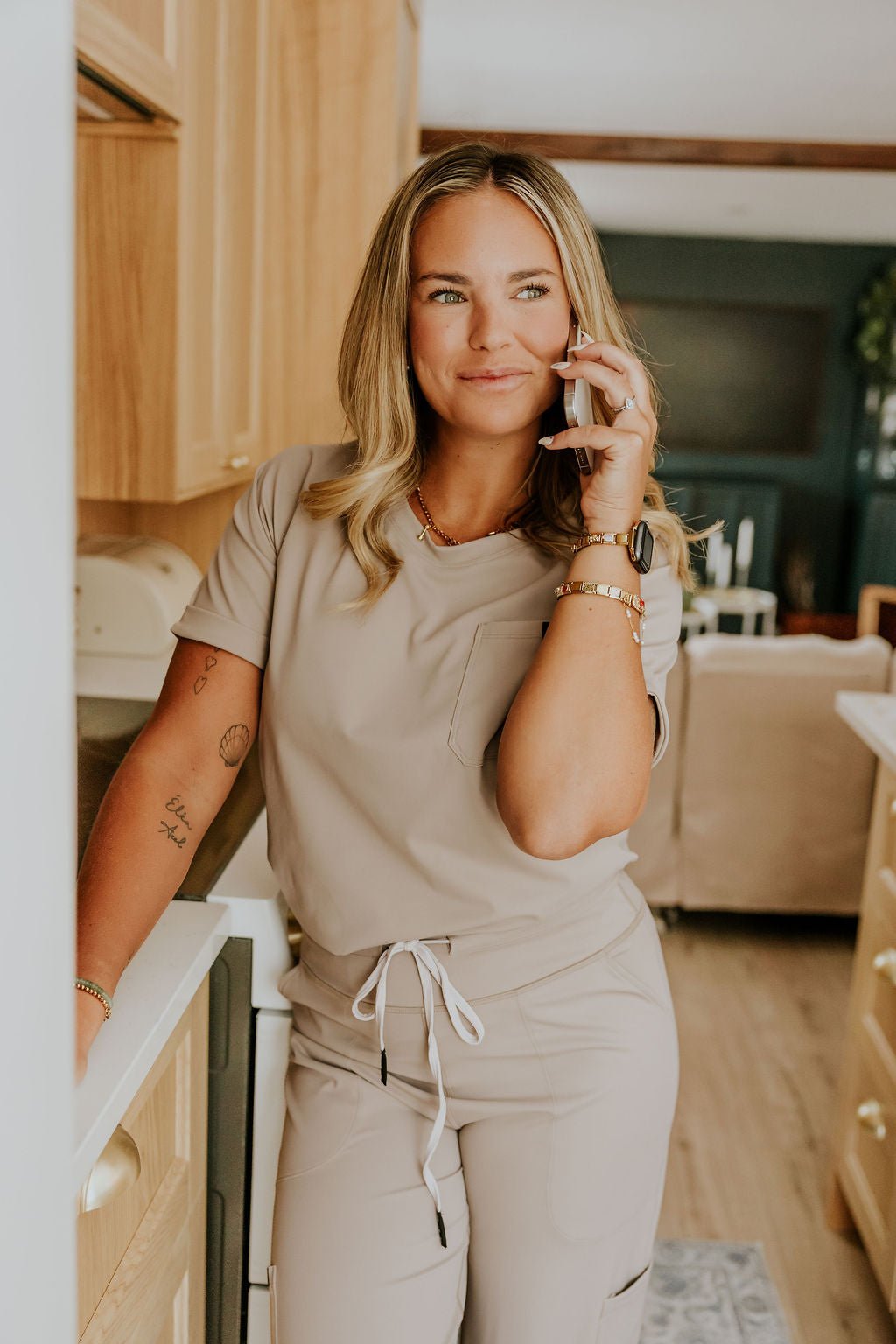 HAUT D'UNIFORME SHEPHERD - GREIGE - WILL&YOU