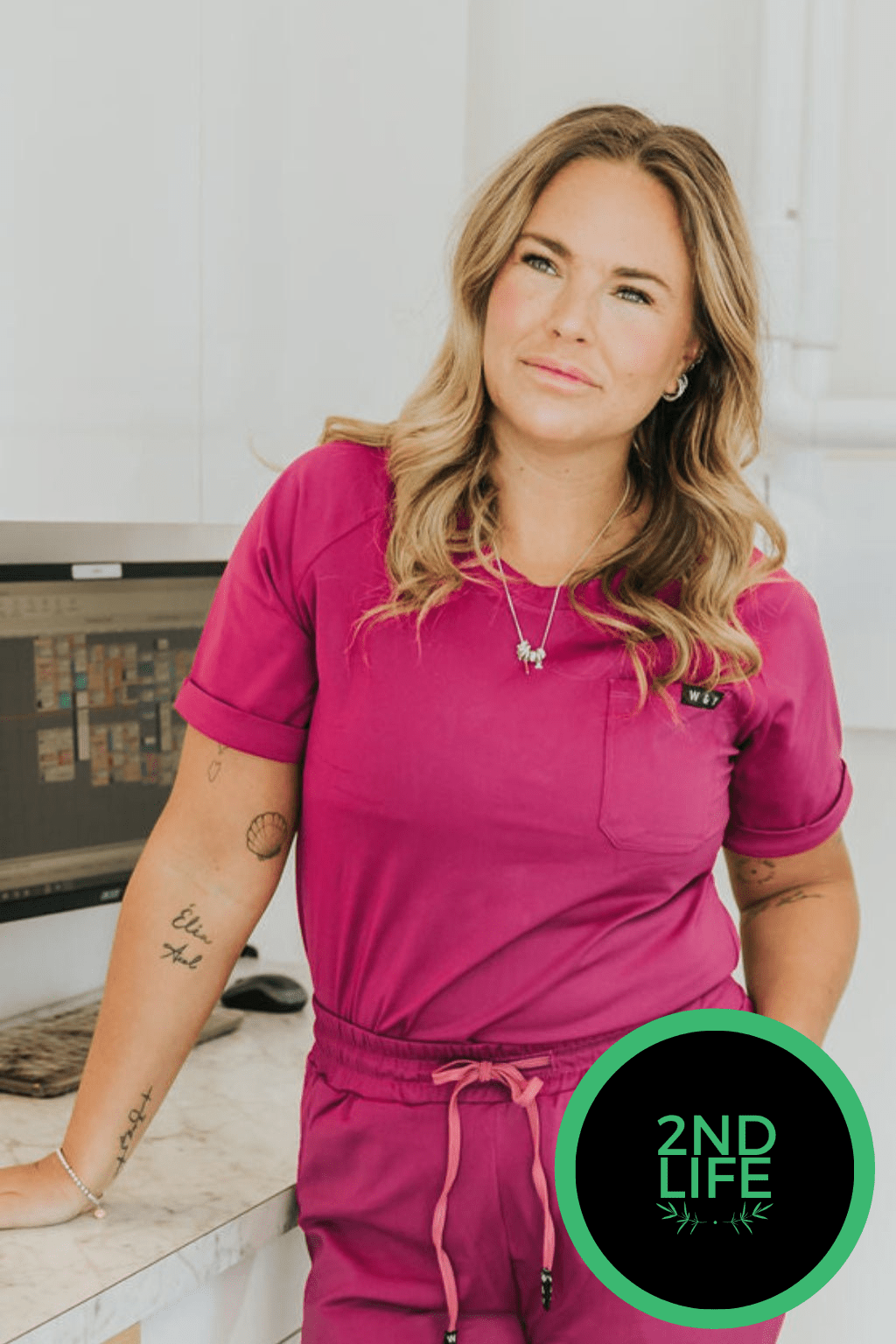 HAUT D'UNIFORME SHEPHERD - MAGENTA - *2NDLIFE* - WILL&YOU