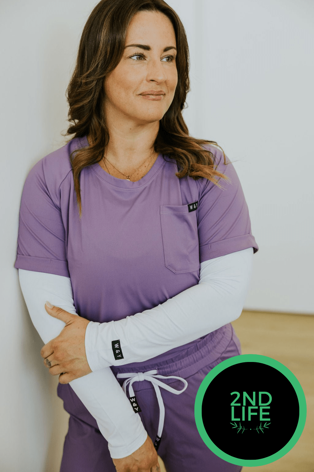 HAUT D'UNIFORME SHEPHERD - MAUVE - *2NDLIFE* - WILL&YOU