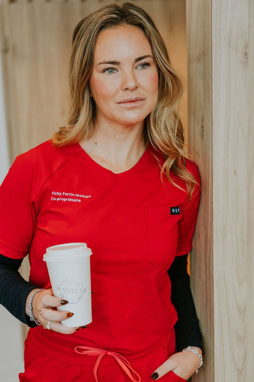 HAUT D'UNIFORME SHEPHERD - ROUGE - WILL&YOU