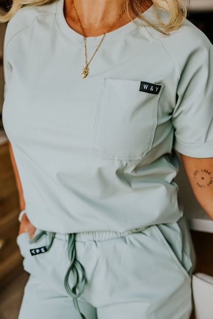 HAUT D'UNIFORME SHEPHERD - SAUGE - WILL&YOU