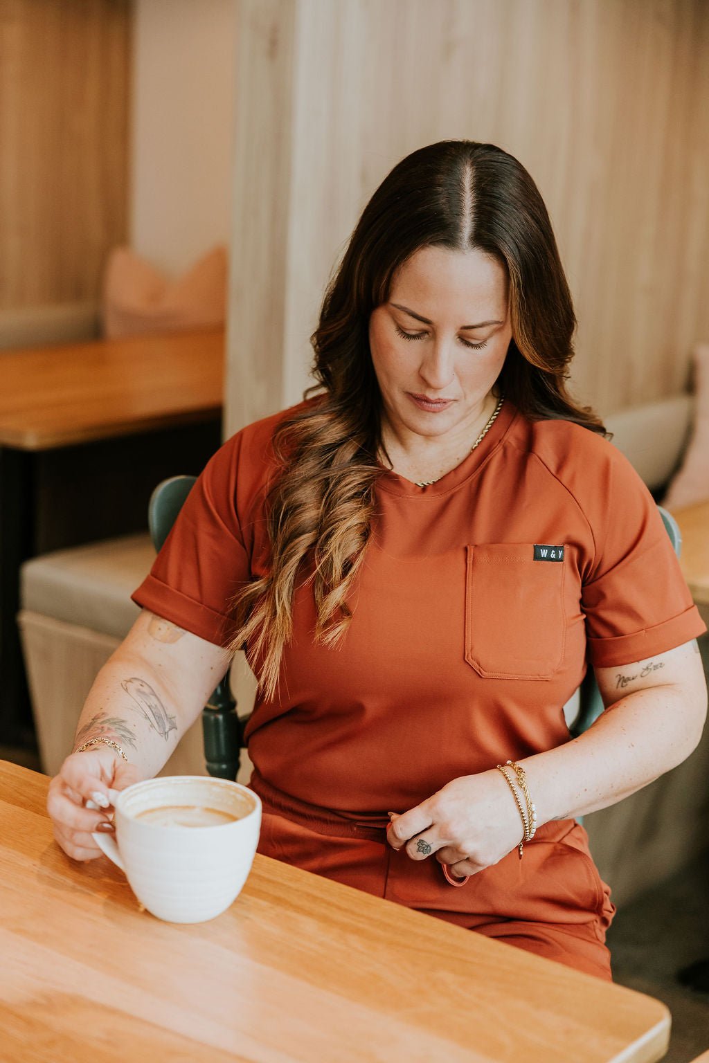 HAUT D'UNIFORME SHEPHERD - TERRACOTTA - WILL&YOU