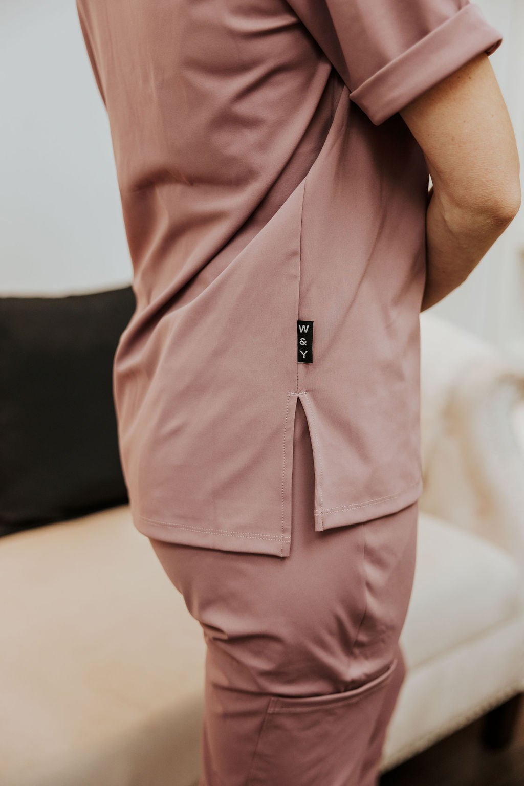 HAUT D'UNIFORME SHEPHERD -VIEUX MAUVE-