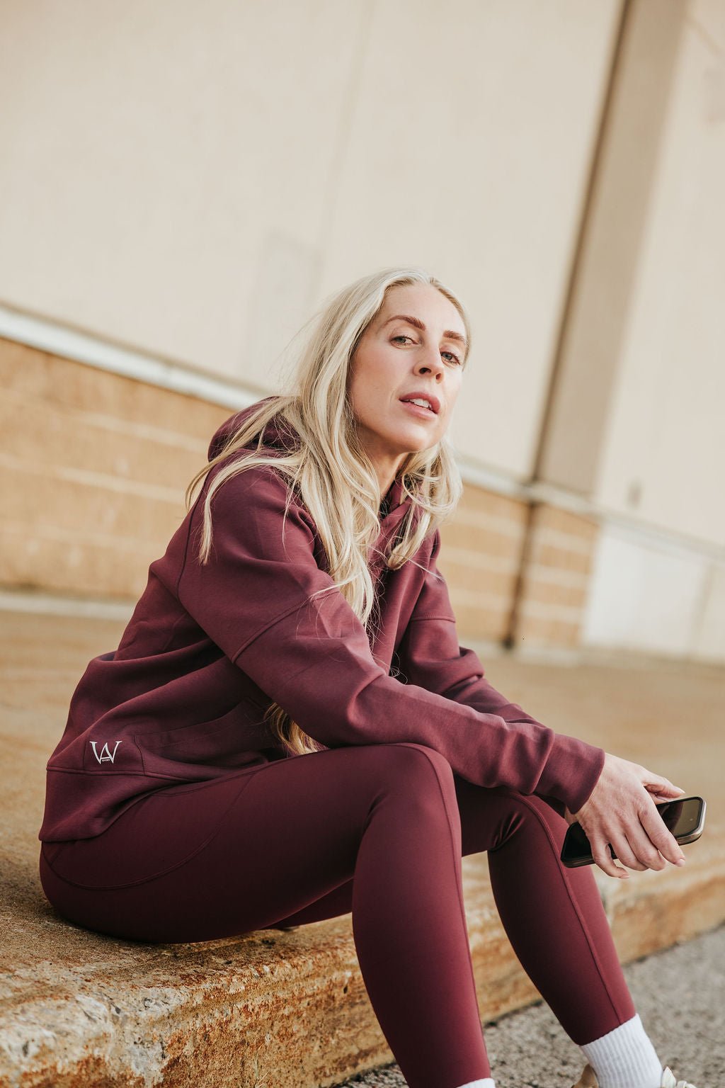 HOODIE AGNÈS - BOURGOGNE - WILL&YOU