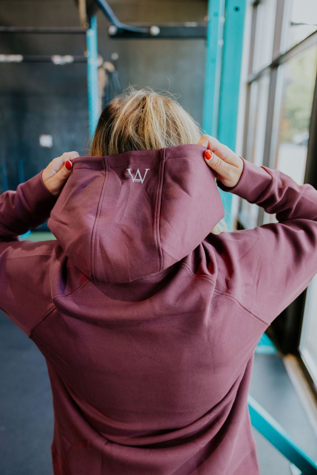 HOODIE AGNÈS - BOURGOGNE - WILL&YOU