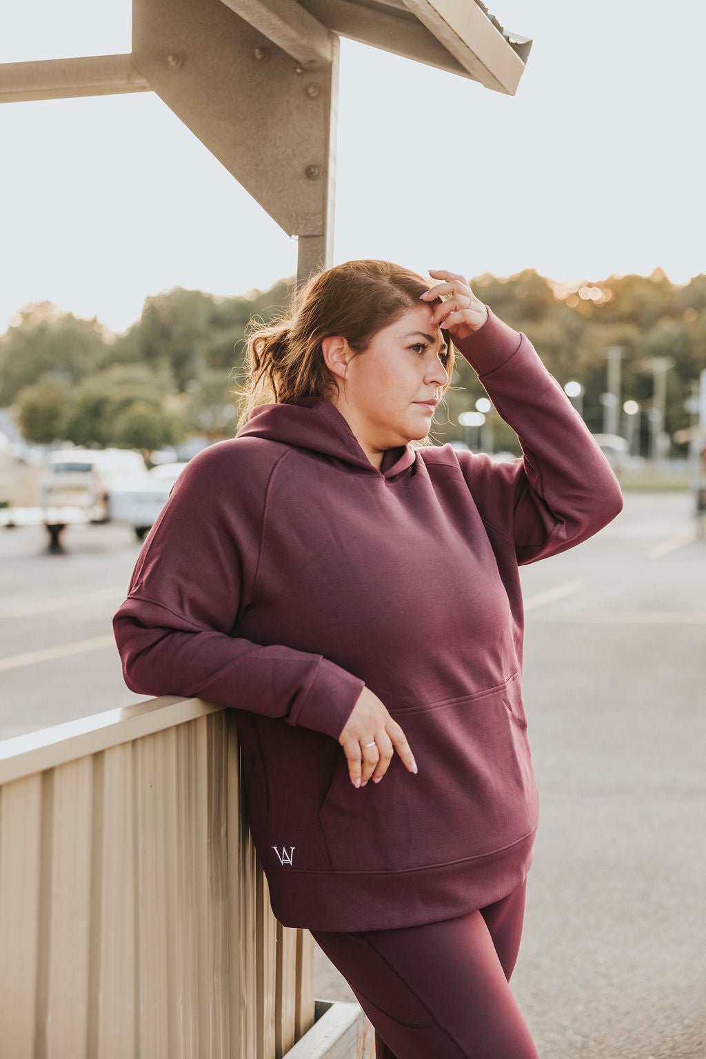 HOODIE AGNÈS - BOURGOGNE - WILL&YOU