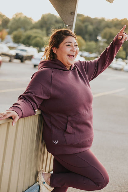 HOODIE AGNÈS - BOURGOGNE - WILL&YOU