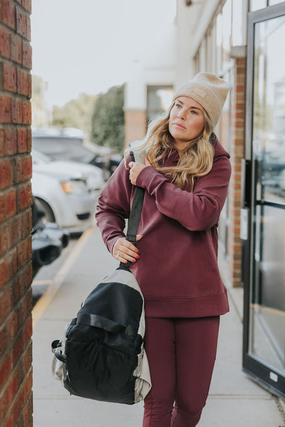 HOODIE AGNÈS - BOURGOGNE - WILL&YOU