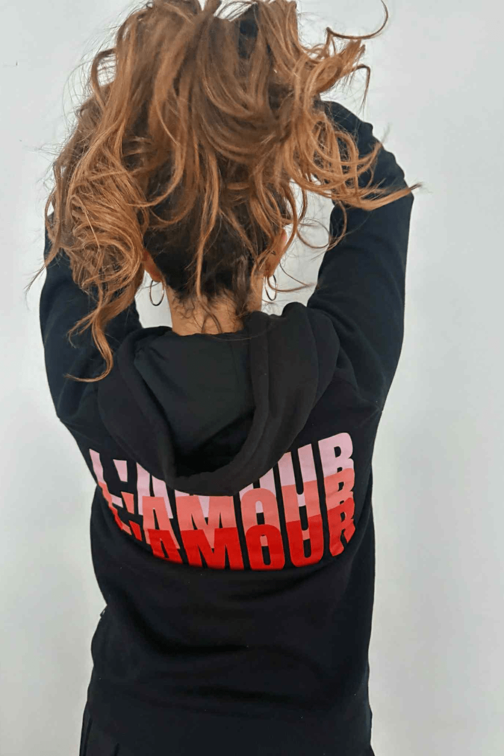 HOODIE WILLIAM CLOUTIER - L'AMOUR ROUGE - WILL&YOU