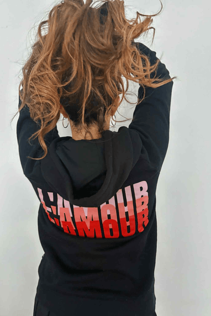 HOODIE WILLIAM CLOUTIER - L'AMOUR ROUGE - WILL&YOU