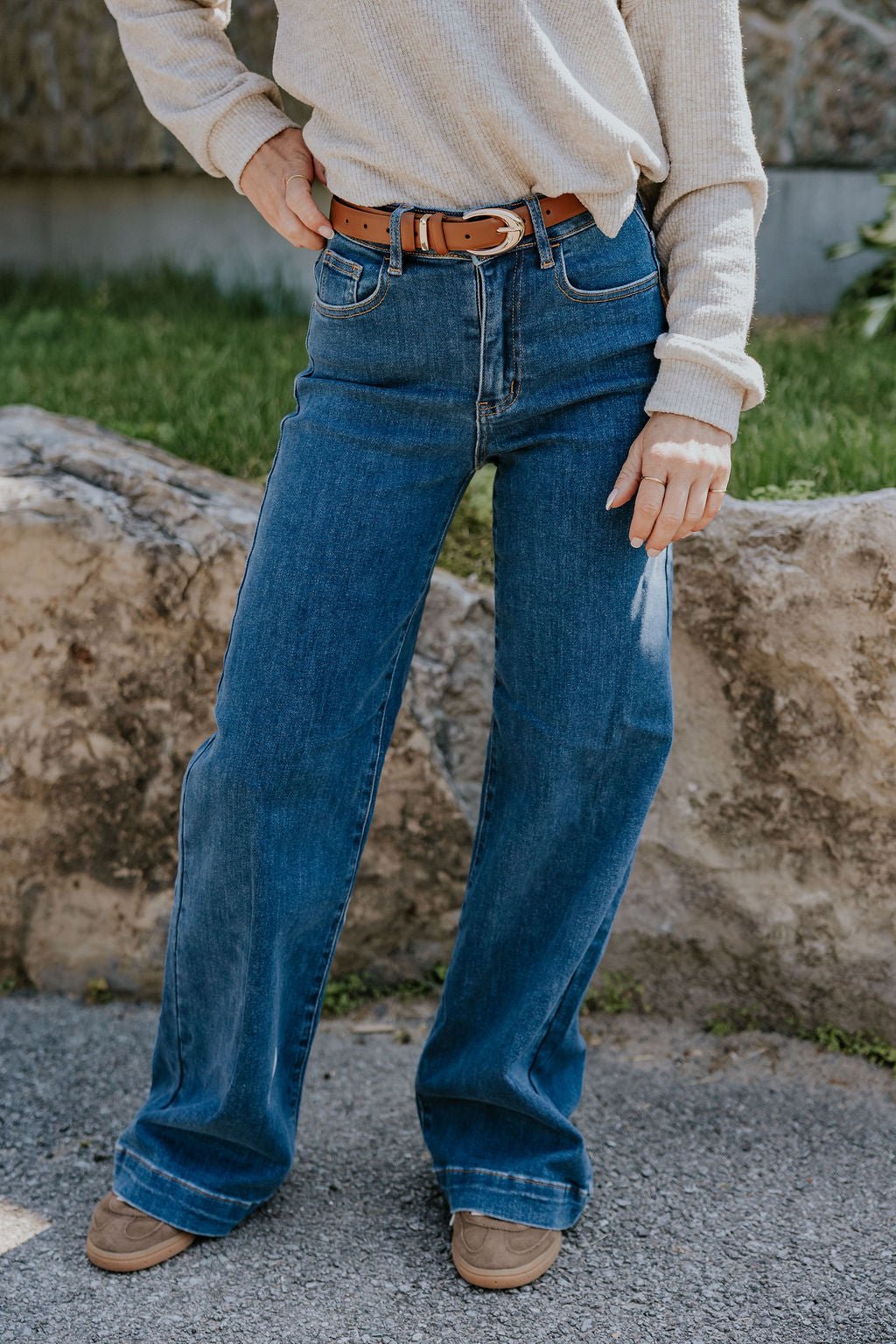 JEANS SASHA -DARK WASH - WILL&YOU