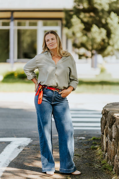 JEANS SASHA -MEDIUM WASH - WILL&YOU