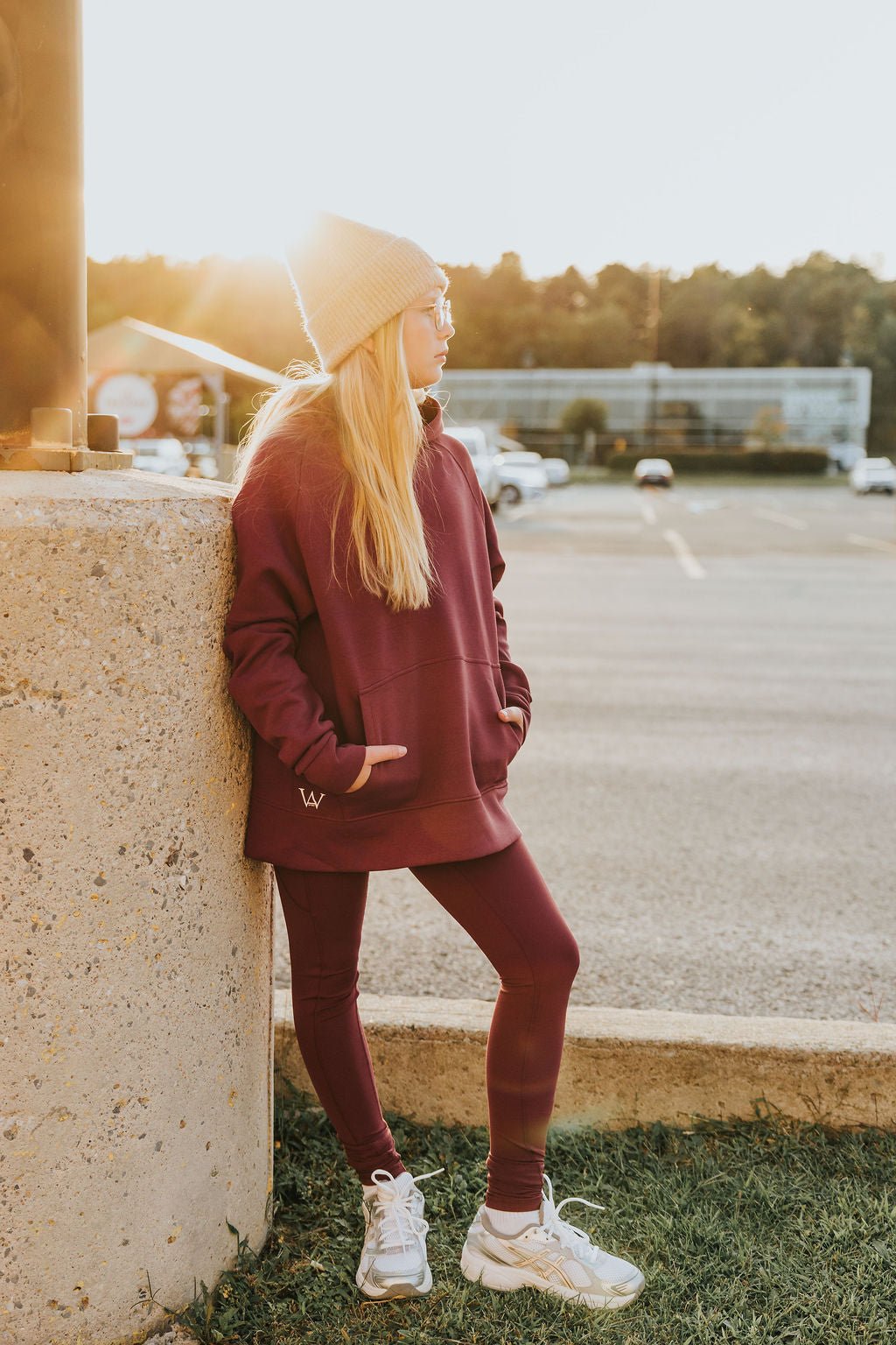 LEGGING SPORT LEXANNE - BOURGOGNE - WILL&YOU