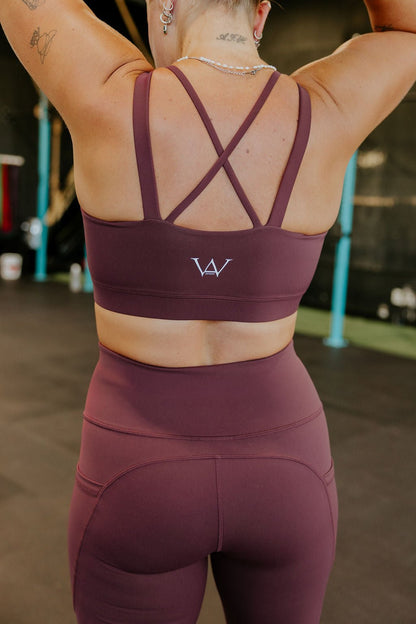 LEGGING SPORT LEXANNE - BOURGOGNE - WILL&YOU