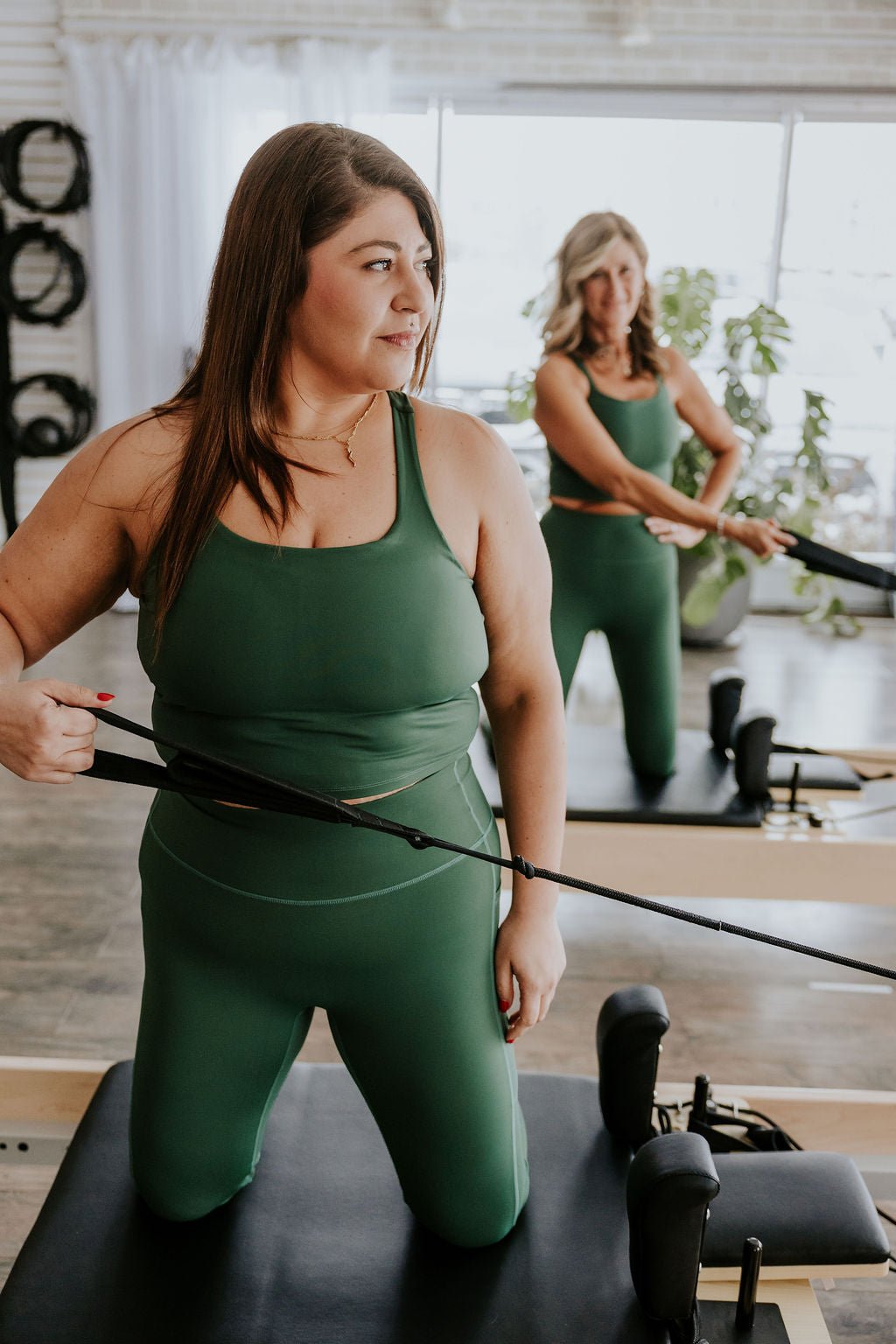 LEGGING SPORT LEXANNE - VERT BOUTEILLE - WILL&YOU