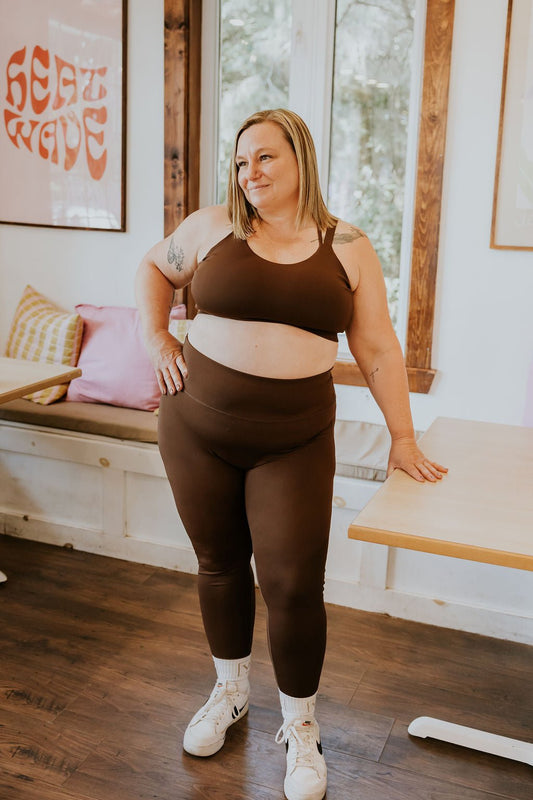 LEGGING SPORT MÉLANIE -ESPRESSO - WILL&YOU