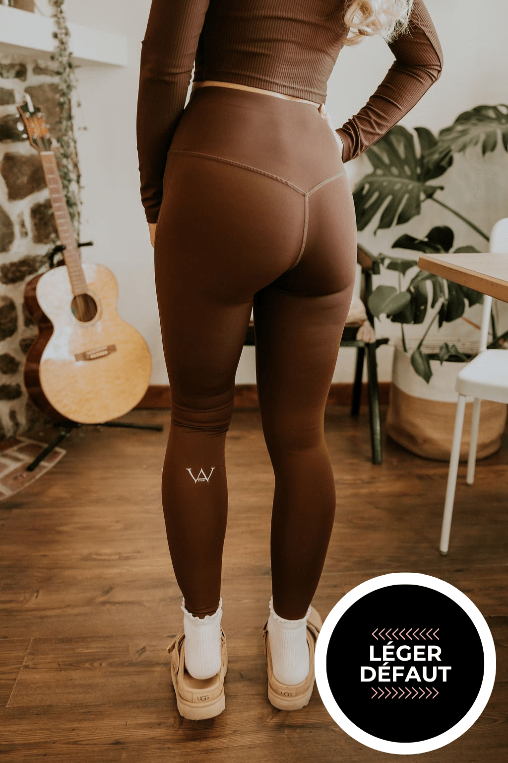 LEGGING SPORT MÉLANIE -ESPRESSO- "LÉGER DÉFAUT" - WILL&YOU
