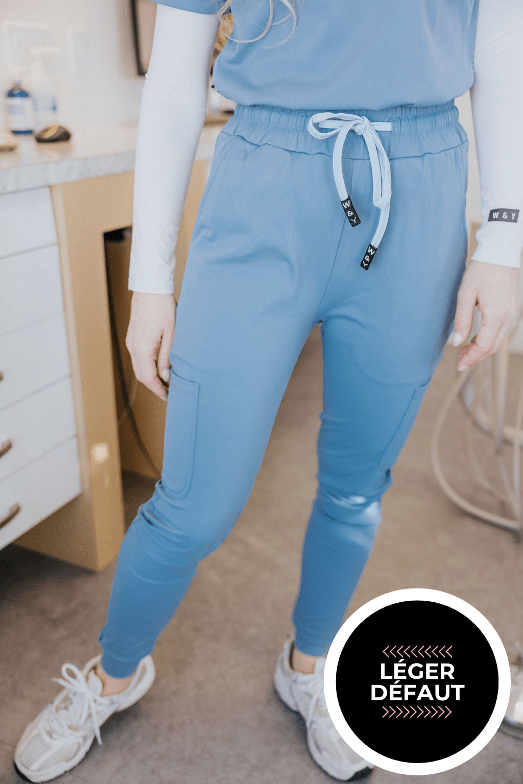 PANTALON D'UNIFORME SHEPHERD - BLEU ACIER - "LÉGER DÉFAUT" - WILL&YOU