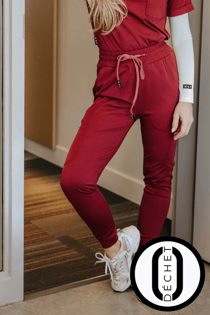 PANTALON D'UNIFORME SHEPHERD -BOURGOGNE- | ZÉRO DÉCHET | - WILL&YOU