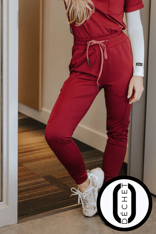 PANTALON D'UNIFORME SHEPHERD -BOURGOGNE- | ZÉRO DÉCHET | - WILL&YOU