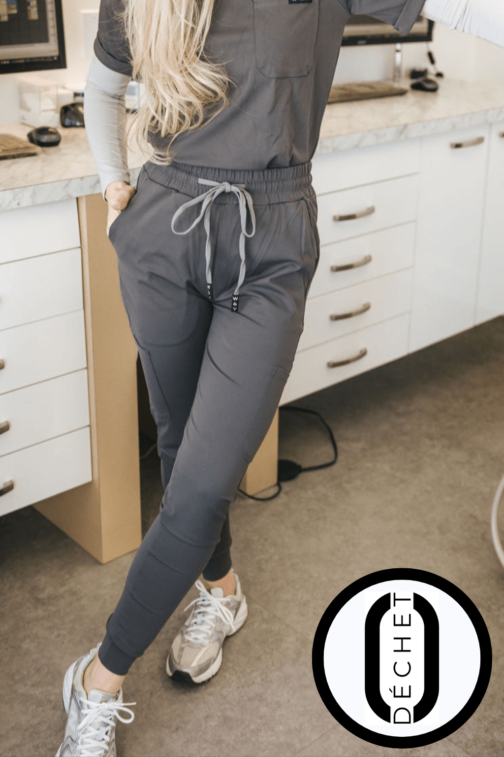 PANTALON D'UNIFORME SHEPHERD - CHARCOAL - | ZÉRO DÉCHET | - WILL&YOU