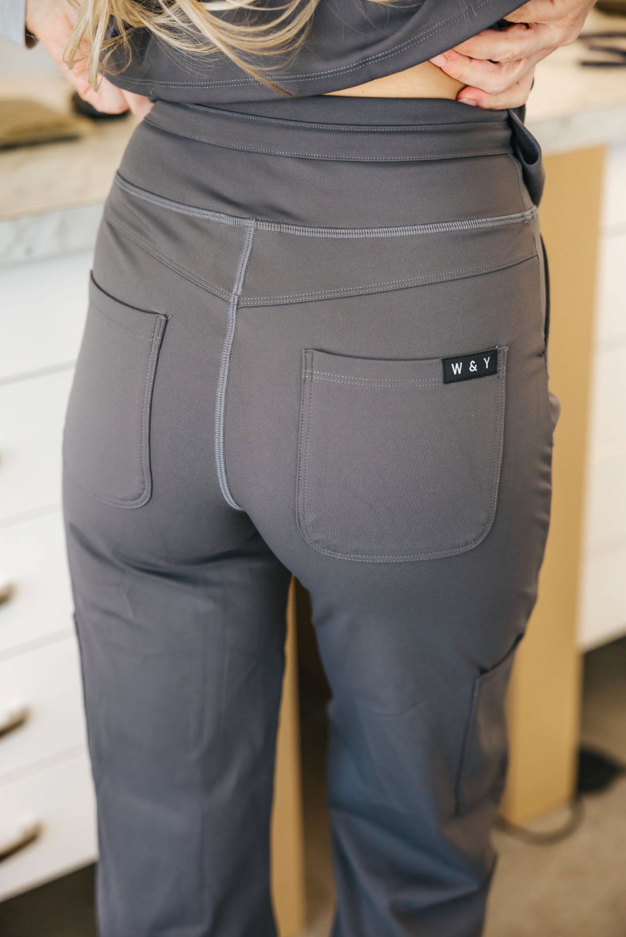 PANTALON D'UNIFORME SHEPHERD (COUPE DROITE) - CHARCOAL - WILL&YOU