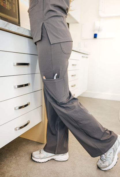 PANTALON D'UNIFORME SHEPHERD (COUPE DROITE) - CHARCOAL - WILL&YOU