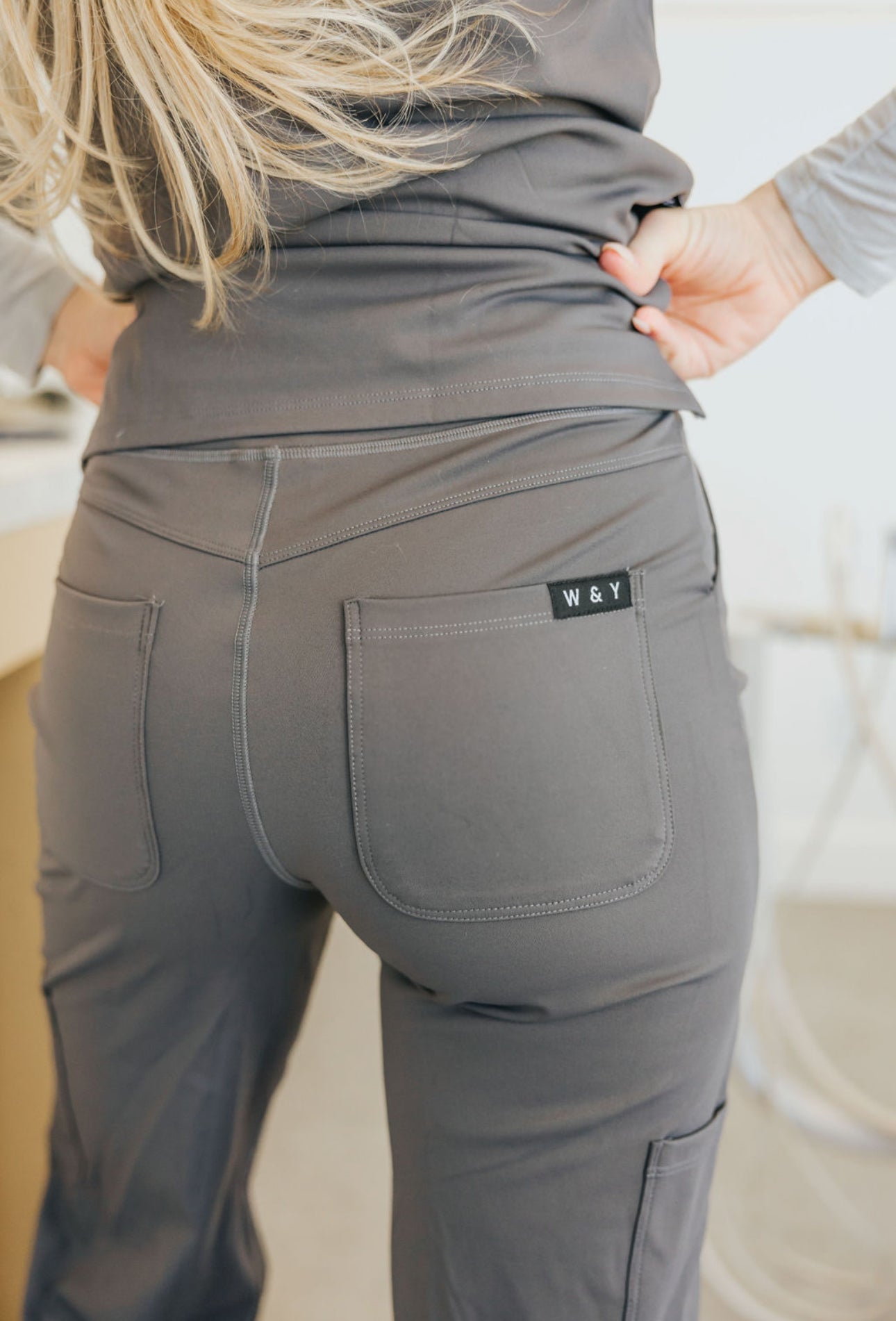 PANTALON D'UNIFORME SHEPHERD (COUPE DROITE) - CHARCOAL - WILL&YOU