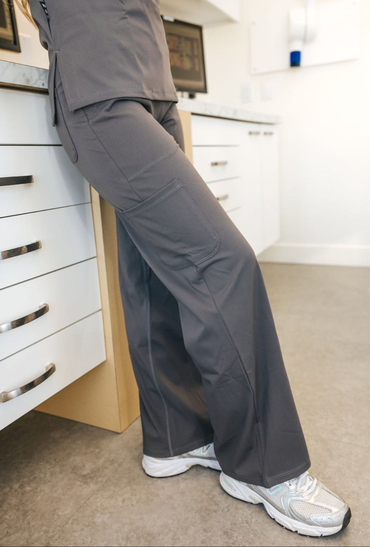 PANTALON D'UNIFORME SHEPHERD (COUPE DROITE) - CHARCOAL - WILL&YOU