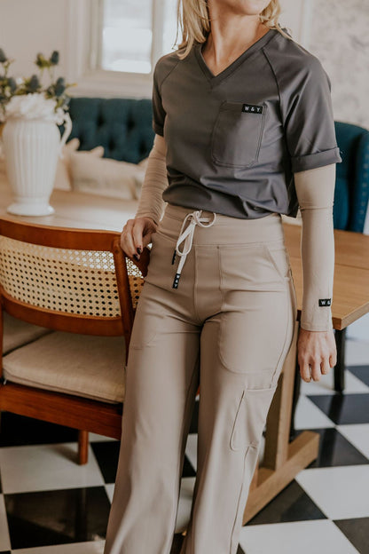 PANTALON D'UNIFORME SHEPHERD (COUPE DROITE) - GREIGE - WILL&YOU