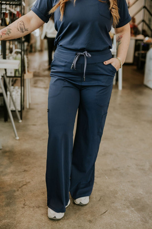 PANTALON D'UNIFORME SHEPHERD (COUPE DROITE) - MINUIT - WILL&YOU