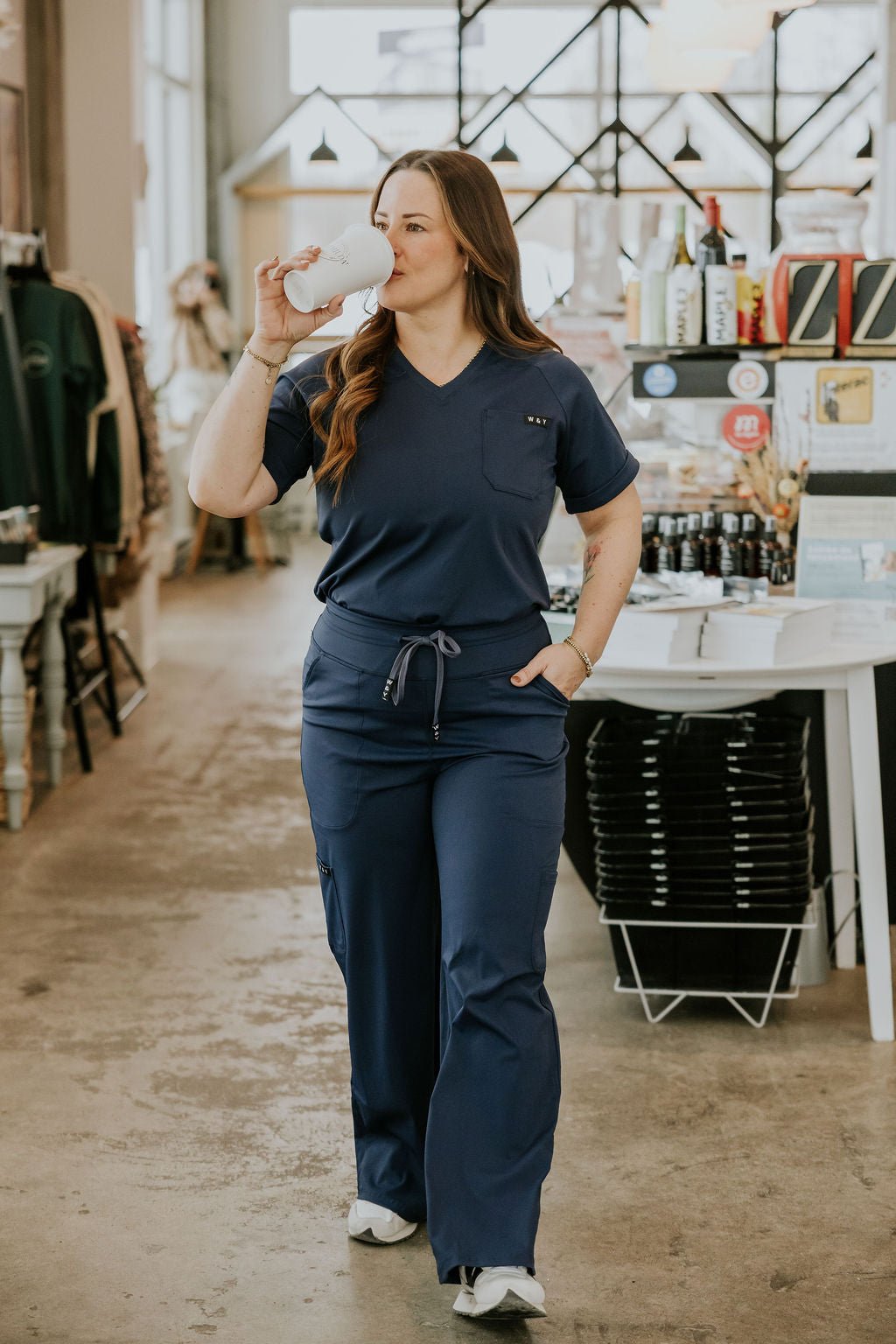 PANTALON D'UNIFORME SHEPHERD (COUPE DROITE) - MINUIT - WILL&YOU