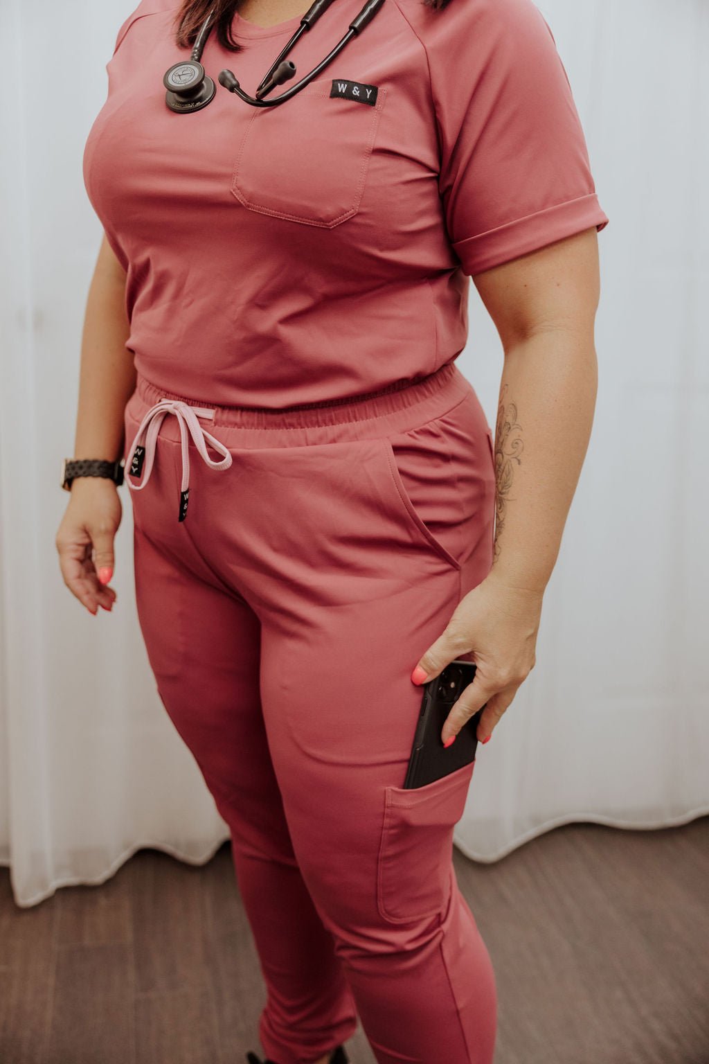 PANTALON D'UNIFORME SHEPHERD -FRAMBOISE-
