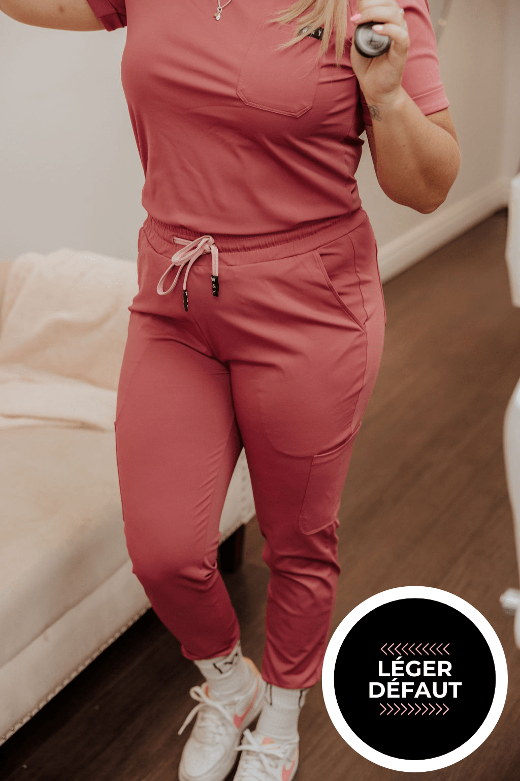 PANTALON D'UNIFORME SHEPHERD - FRAMBOISE - "LÉGER DÉFAUT" - WILL&YOU