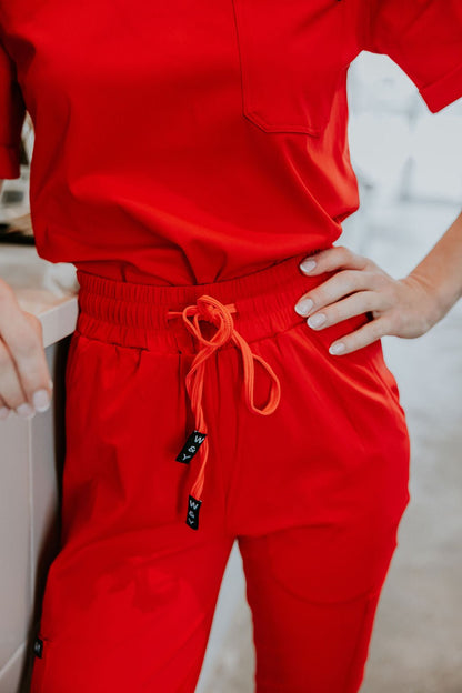 PANTALON D'UNIFORME SHEPHERD - ROUGE - WILL&YOU