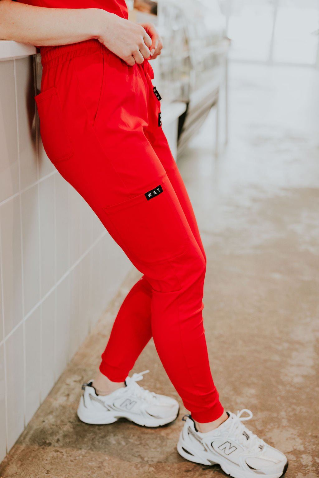 PANTALON D'UNIFORME SHEPHERD - ROUGE - WILL&YOU