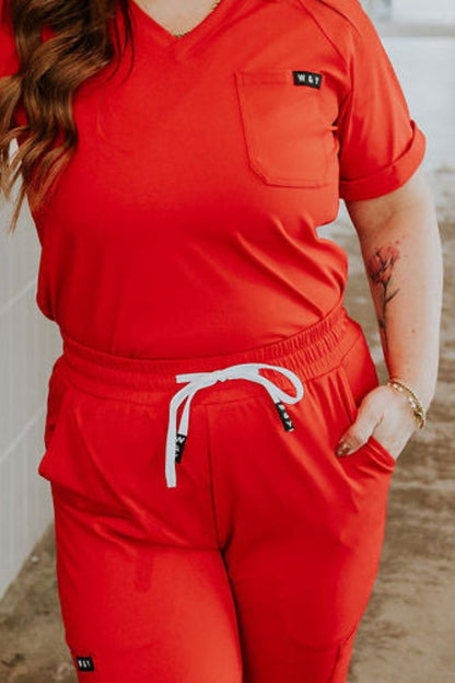 PANTALON D'UNIFORME SHEPHERD - ROUGE - WILL&YOU