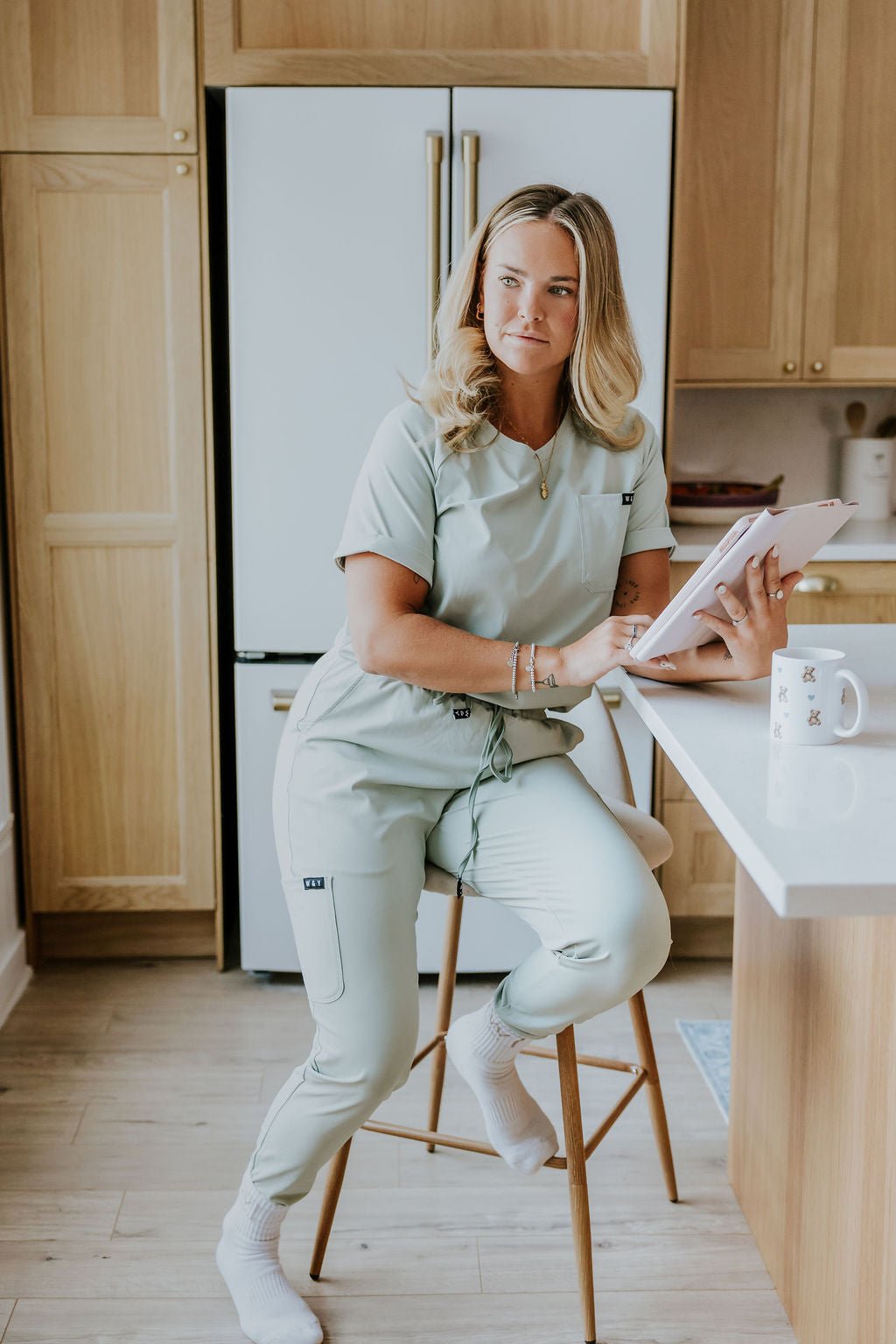 PANTALON D'UNIFORME SHEPHERD - SAUGE - WILL&YOU