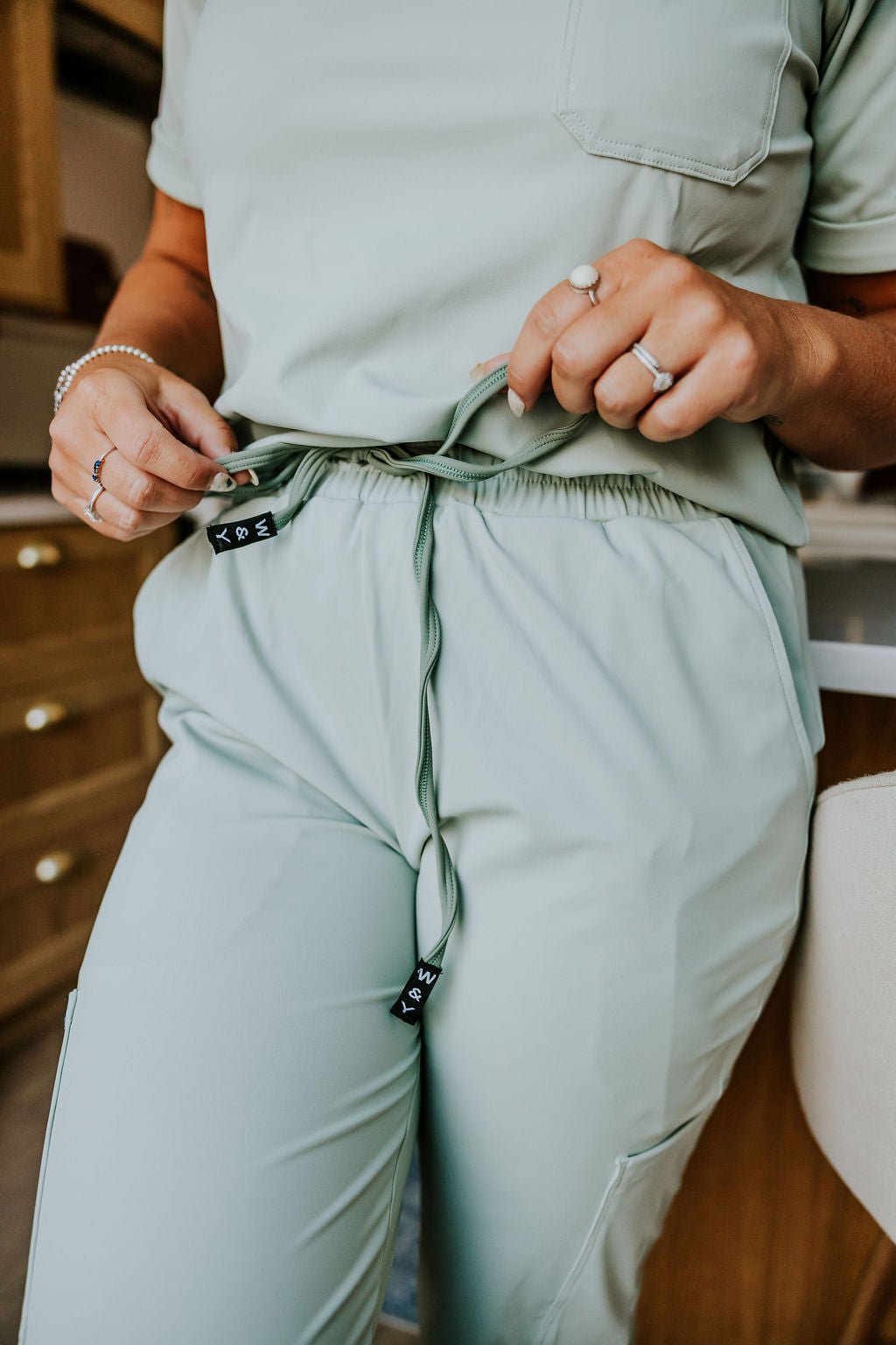 PANTALON D'UNIFORME SHEPHERD - SAUGE - WILL&YOU