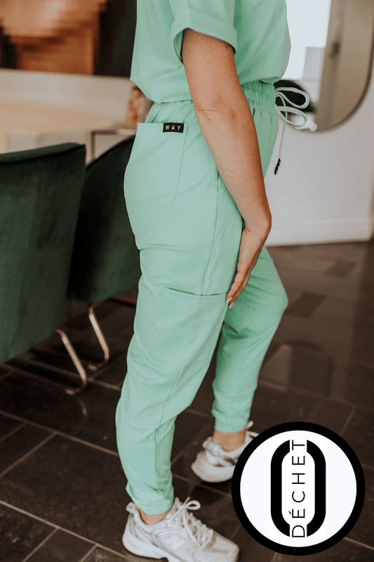 PANTALON D'UNIFORME SHEPHERD -TURQUOISE- | ZÉRO DÉCHET | - WILL&YOU