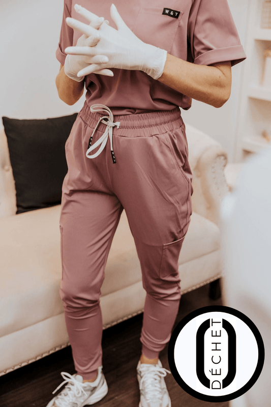 PANTALON D'UNIFORME SHEPHERD - VIEUX MAUVE - | ZÉRO DÉCHET | - WILL&YOU