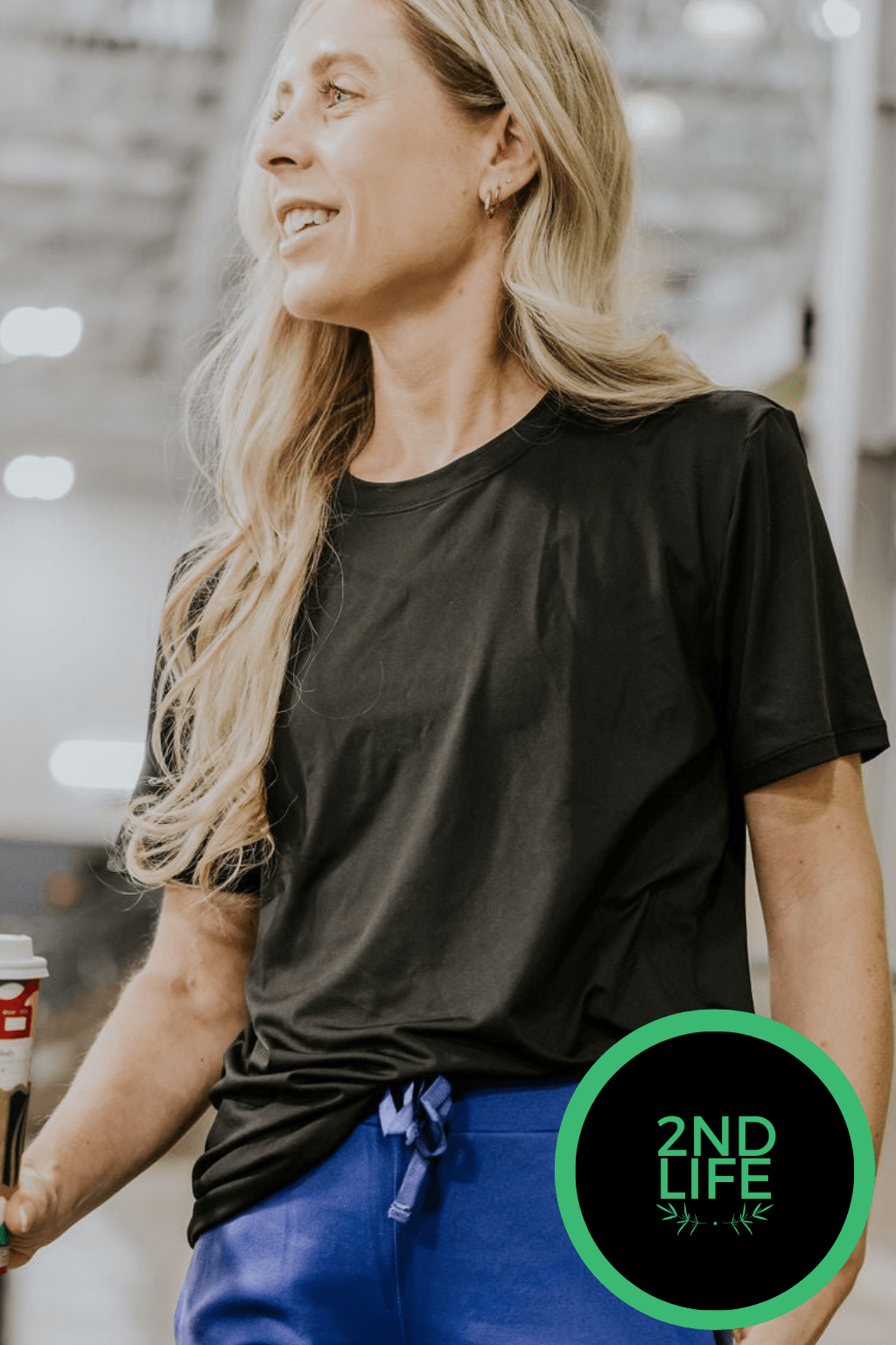 T - SHIRT BASIC DRYFIT (FEMME) - NOIR - *2NDLIFE* - WILL&YOU