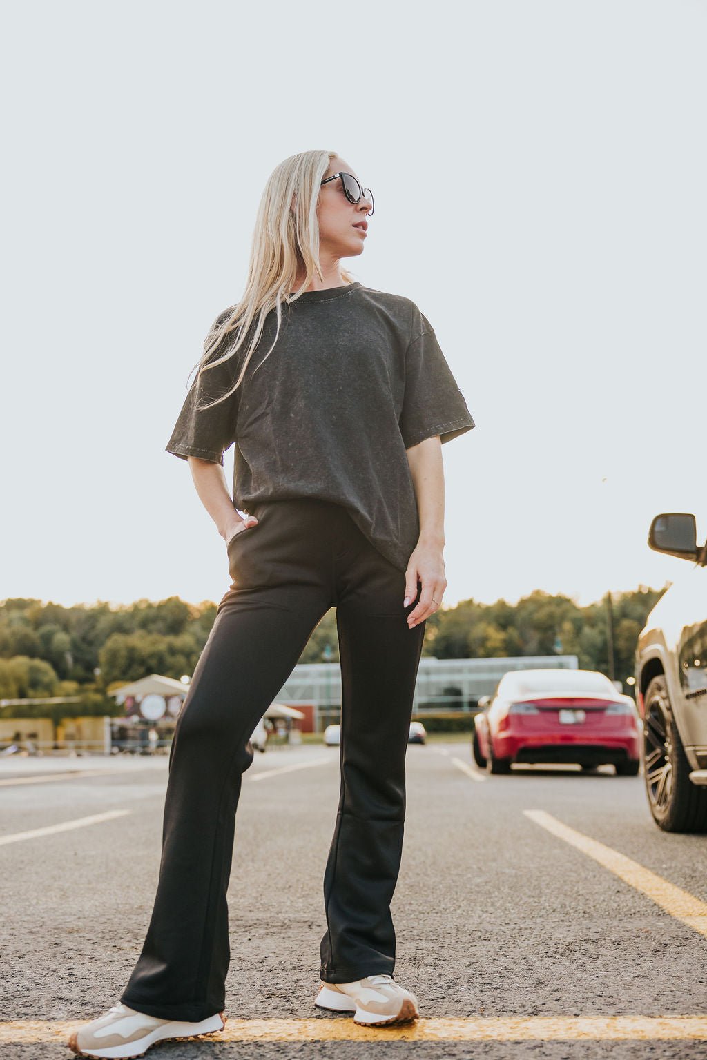 T - SHIRT OVERSIZE ALBA - CHARCOAL - WILL&YOU