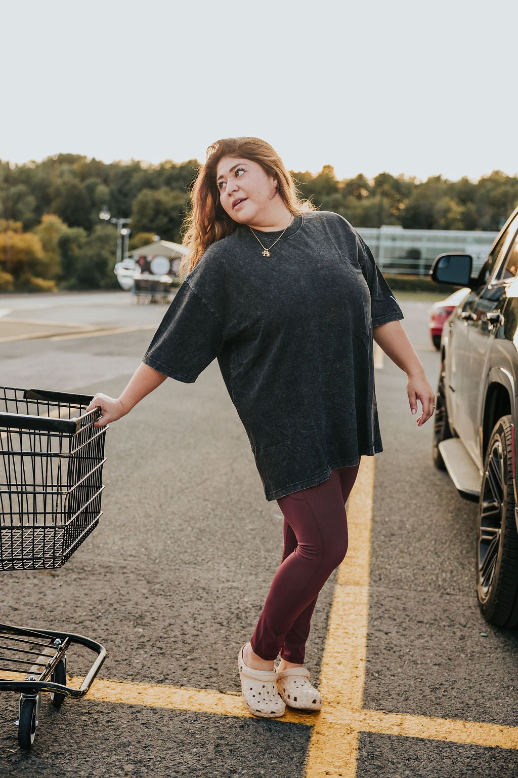 T - SHIRT OVERSIZE ALBA - CHARCOAL - WILL&YOU