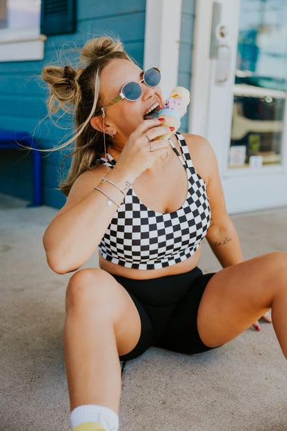 TOP SPORT ELISA COLLAB MEL TACOS -DAMIER - WILL&YOU