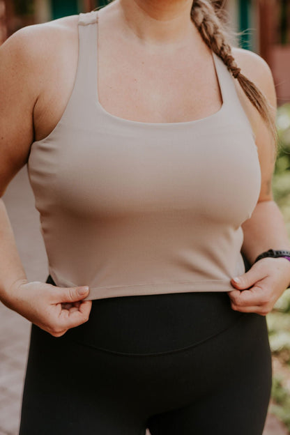 TOP SPORT ISA - BEIGE - WILL&YOU