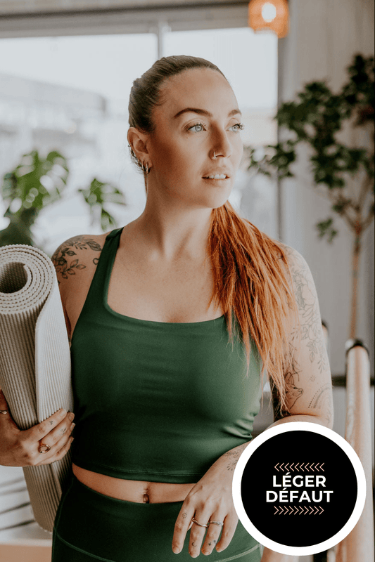 TOP SPORT ISA - VERT BOUTEILLE - "LÉGER DÉFAUT" - WILL&YOU