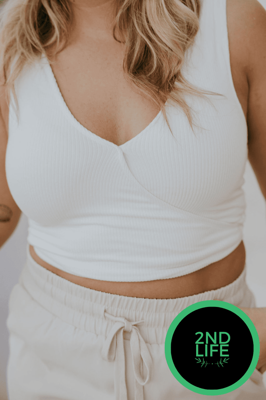 TOP TIFFANY - BLANC CASSÉ - *2NDLIFE* - WILL&YOU